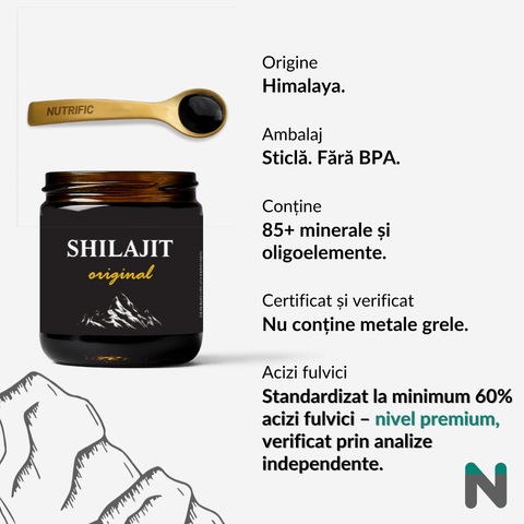 Shilajit Original, rășină mumio 100% pură 50gr